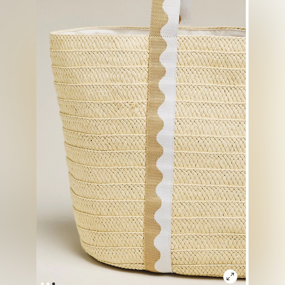 Anthropologie Marbella Tote, NWT - Picture 3 of 6